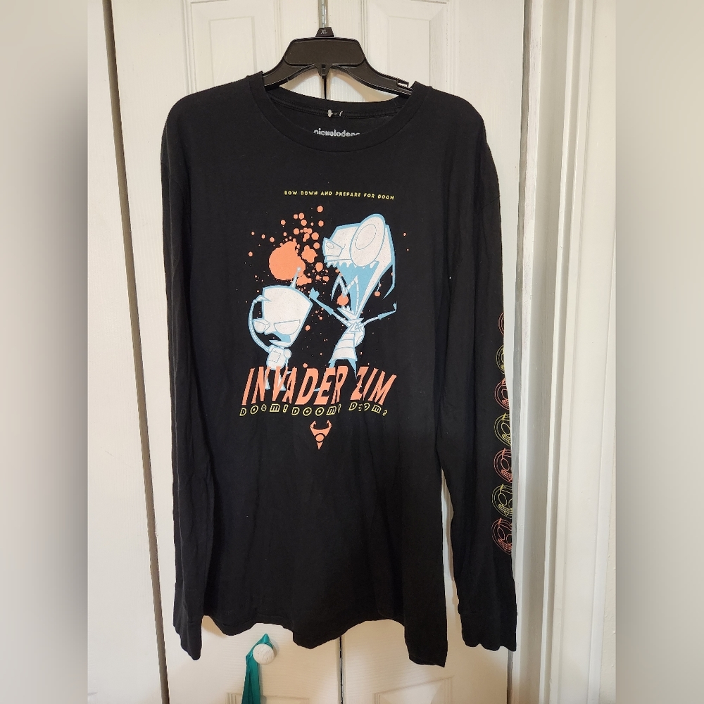 Nickelodeon's Invader Zim Unisex Long Sleeve T-Shirt Size XL